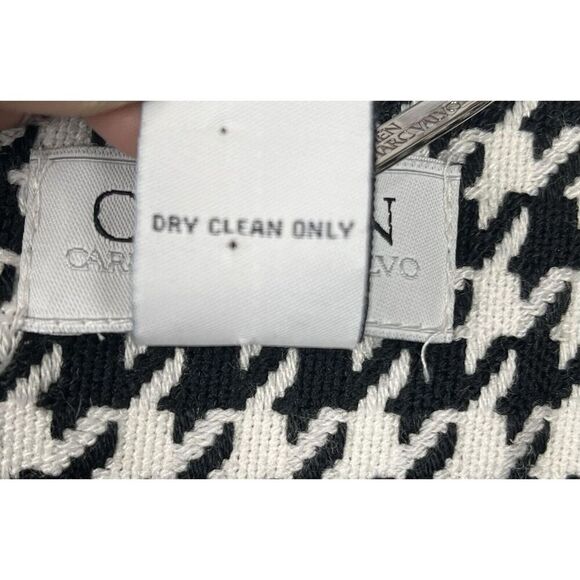 Carmen Marc Valvo Houndstooth Peacoat Womens Size 2X - Picture 10 of 10